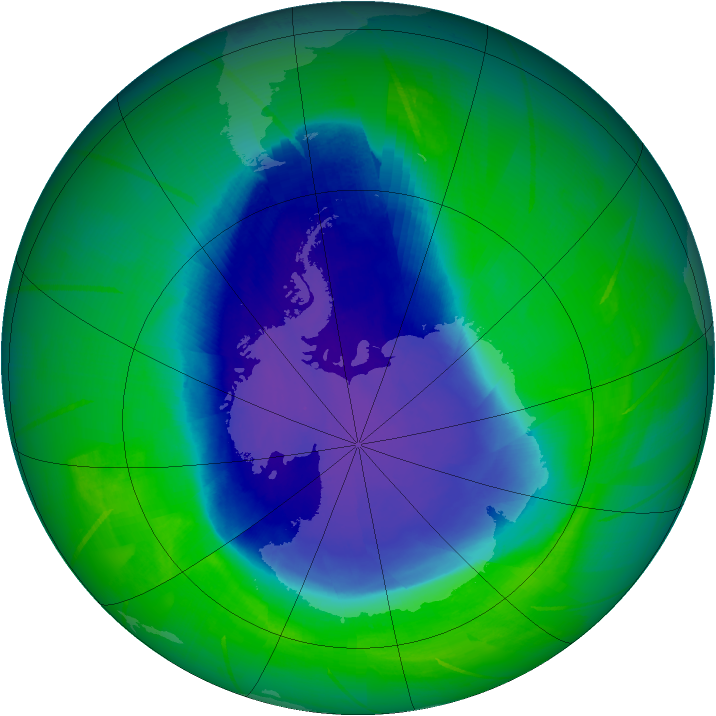 Ozone Map 2009-11-10